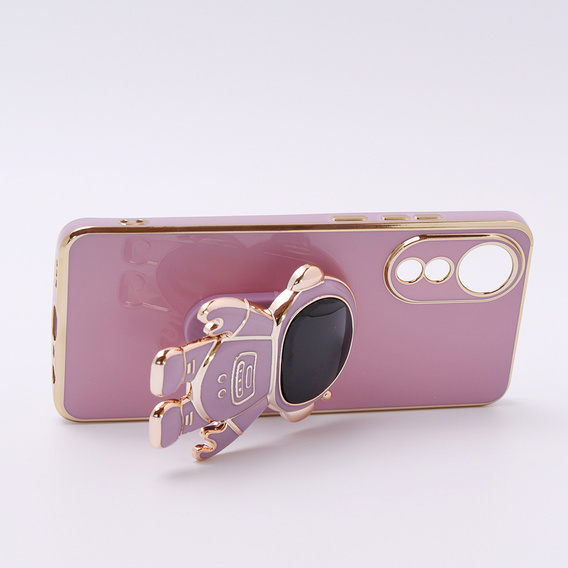 Obal na mobil pre Oppo A78 4G, Astronaut, fialové