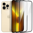 2x tvrdené sklo pre iPhone 13 Pro Max, ERBORD 3D pre celý displej