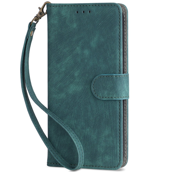 Flipové puzdro pre Realme 12 5G, RFID Wallet, zelený