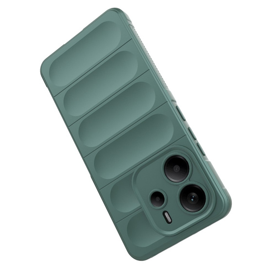 Obal na mobil pre Xiaomi Redmi Note 14 4G, Gaming Shockproof, zelený