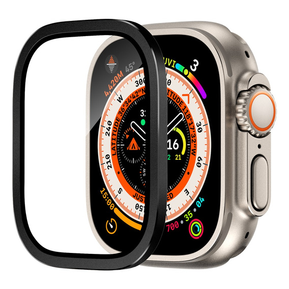 Ochranný rám s tvrdeným sklom pre Apple Watch Ultra 1/2/3 49 mm