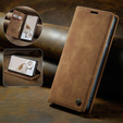 CASEME puzdro pre Samsung Galaxy S20 FE, Leather Wallet Case, hnedé