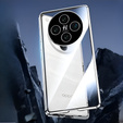Puzdro pre Oppo Find X8 Pro, Magnetic Dual Glass, strieborné