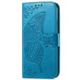 Klapkové puzdro pre Motorola Edge 50 Ultra, Butterfly, modré