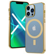 Obal na mobil pre iPhone 13 Pro, ERBORD Hybrid MagSafe Case, modré