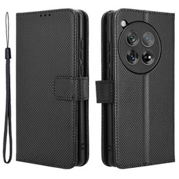 Klapkové puzdro pre OnePlus 12 5G, Wallet Smart Magnet, čierne