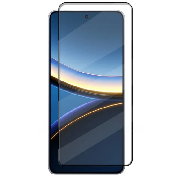 3D tvrdené sklo pre Xiaomi Poco F7 Pro, čierny rám