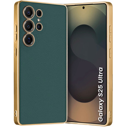 Puzdro pre Samsung Galaxy S25 Ultra, GKK Leather, zelený