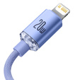 Kábel Baseus Crystal Shine USB-C na Lightning, 2,0 m, 20 W, pre zariadenia Apple (Lightning)