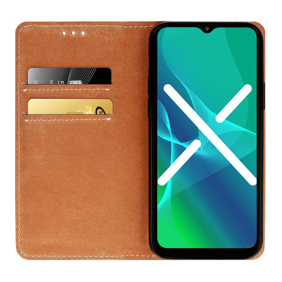 Klapkové puzdro pre Samsung Galaxy A13 4G, Split Leather Wallet, modré