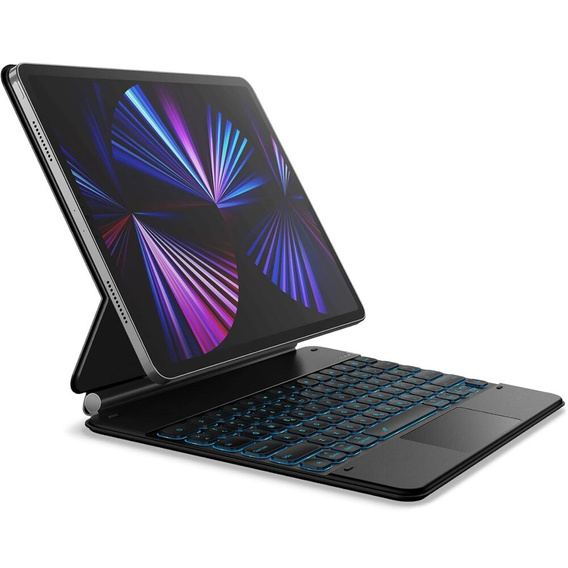 Puzdro s klávesnicou Dracool pre iPad Air 13" 2024 (6 gen.) / Pro 12.9" 2022/2021/2020 (6/5/4 gen.), čierne