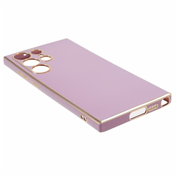 Puzdro pre Samsung Galaxy S24 Ultra, Glamour CamShield, fialové