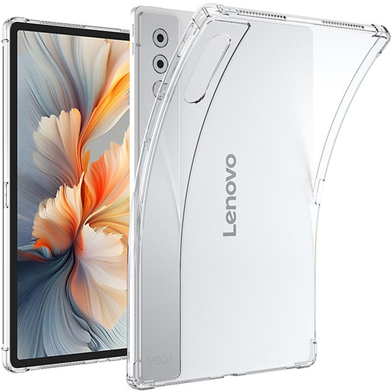Puzdro pre Lenovo Yoga Tab Plus, silikónové, priehľadné