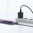 Sieťová nabíjačka Baseus Super Si PD 25 W USB-C + kábel USB-C, čierna