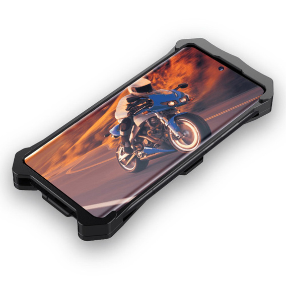 Pancierované puzdro pre iPhone 14 Pro, Aluminum Alloy, čierne