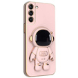 Obal na mobil pre Samsung Galaxy S22 Plus, Astronaut, ružové rose gold