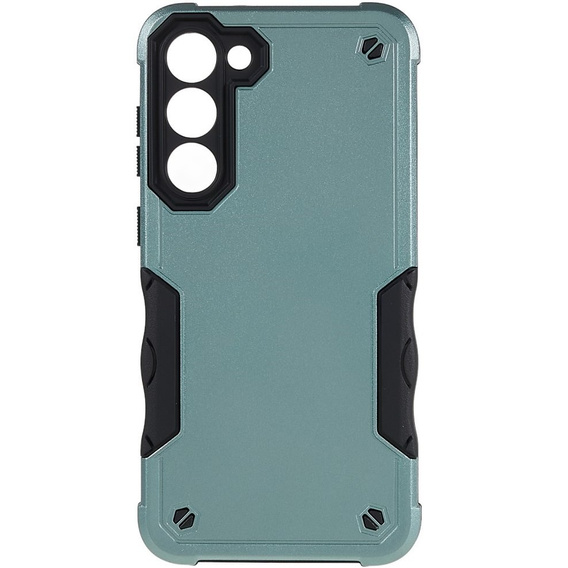 Obrnené puzdro pre Samsung Galaxy S23 Plus, Dual-Layer, zelený