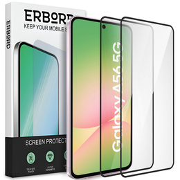 2x tvrdené sklo ERBORD 3D pre Samsung Galaxy A56 5G pre celý displej