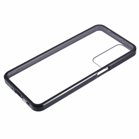 Puzdro pre Samsung Galaxy A16, Magnetic Dual Glass, čierne