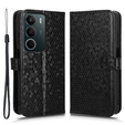 Flipové puzdro pre Realme C71, Wallet Rhombus, čierne