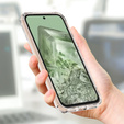 Puzdro pre Google Pixel 8A, Fusion Hybrid, pre MagSafe, priehľadné