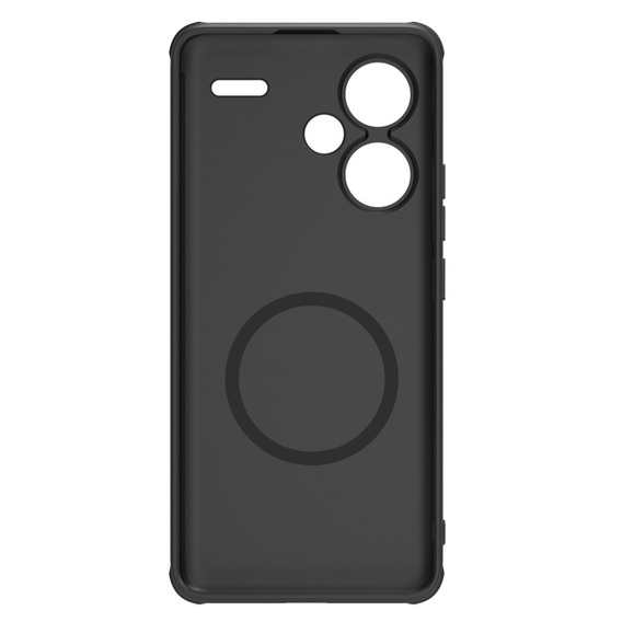 NILLKIN puzdro pre Xiaomi Redmi Note 13 Pro+, Frosted Shield, pre MagSafe, čierne