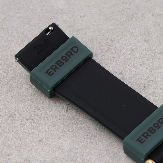 ERBORD Univerzálny 20 mm silikónový remienok