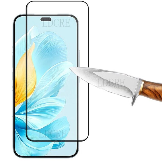 3D tvrdené sklo pre Honor 200 lite, čierny rám