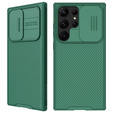 Puzdro pre Samsung Galaxy S23 Ultra, pancierované Nillkin, CamShield Pro, zelený