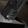 Obal na mobil pre Samsung Galaxy S22 5G, CamShield Slide, čierne