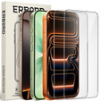 2x tvrdené sklo ERBORD 9H Hard Glass na displeji pre iPhone 17 Pro/17/16 Pro