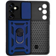 Obal na mobil pre Samsung Galaxy S24 FE, CamShield Slide, modré