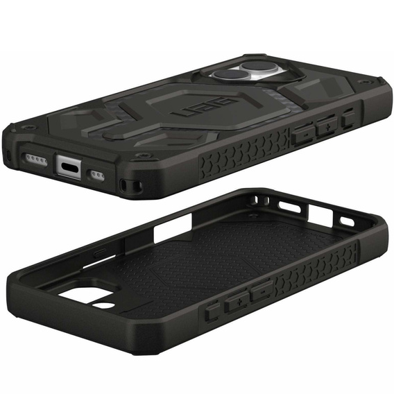 Urban Armor Gear Obal na mobil pre iPhone 15 Plus, Monarch Pro Kevlar MagSafe, čierne