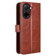 Klapkové puzdro pre Xiaomi Redmi A5, Crazy Horse Wallet, hnedé