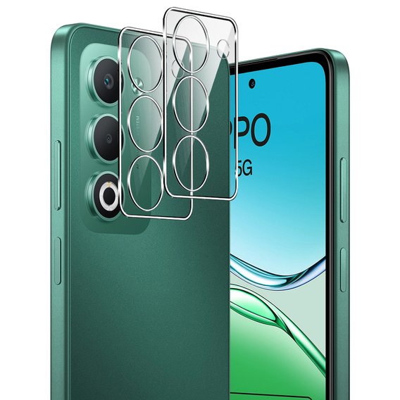 2x ERBORD Tvrdené sklo na fotoaparát pre Realme 12 Pro / 12 Pro+, priehľadné