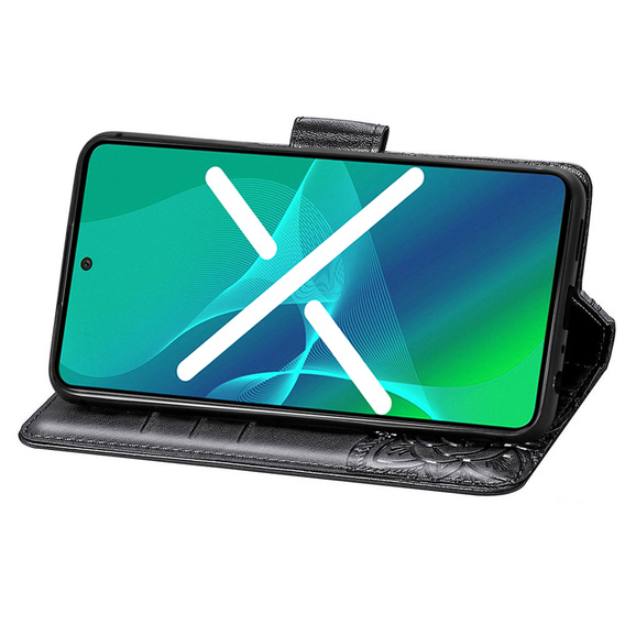 Klapkové puzdro pre Infinix Note 30 5G, Butterfly, čierne