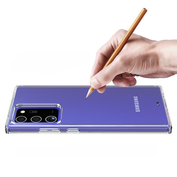 Obal na mobil pre Galaxy Note 20 Ultra, Fusion Hybrid, priehľadné
