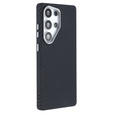 Puzdro pre Samsung Galaxy S25 Ultra, Carbon Fiber MagSafe, čierne