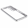 Puzdro pre Sony Xperia 1 V, Magnetic Dual Glass, strieborné