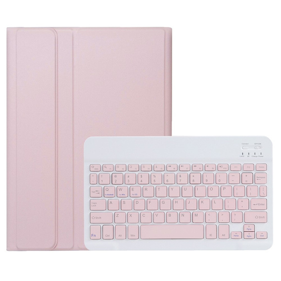 Puzdro s bluetooth klávesnicou pre Xiaomi Pad 7 / 7 Pro, ružové