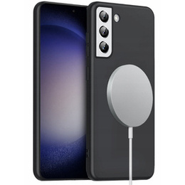 Obal na mobil pre Samsung Galaxy S23, Silicone MagSafe, čierne