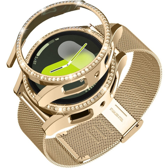 Milánsky náramok + puzdro pre Samsung Galaxy Watch 7 44 mm