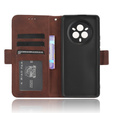 Klapkové puzdro pre Realme 14 Pro+ 5G, Card Slot, hnedé