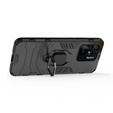 Obal na mobil pre Xiaomi Redmi 10C, Kickstand Ring, čierne