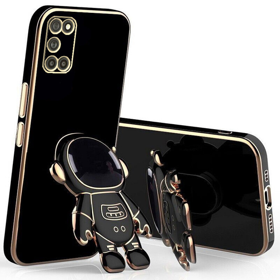 Obal na mobil pre Oppo A52/A72/A92, Astronaut, čierne