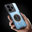 Puzdro pre Realme GT 7 / 7T, s magnetickým štítkom, transparentné / čierne