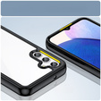 Obal na mobil pre Samsung Galaxy A14 4G/5G, Fusion Hybrid, transparentné / čierne