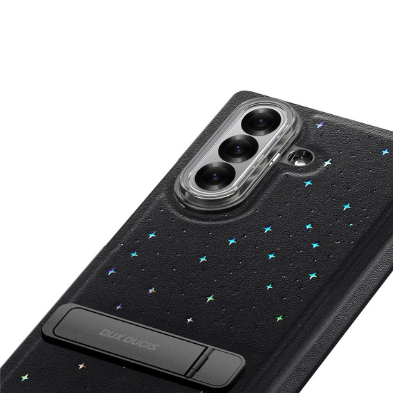 Puzdro Dux Ducis Stex so stojanom a tvrdeným sklom pre Samsung Galaxy Z Fold7 5G