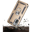 Pancierované obal na mobil pre Xiaomi Redmi Note 10 Pro, Nox Case Ring, zlaté