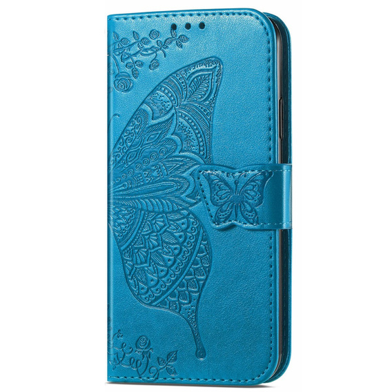 Klapkové puzdro pre Samsung Galaxy A26, Butterfly, modré